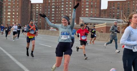 30,000+ Runners Race Up FDR Drive to Central Park in Half Marathon