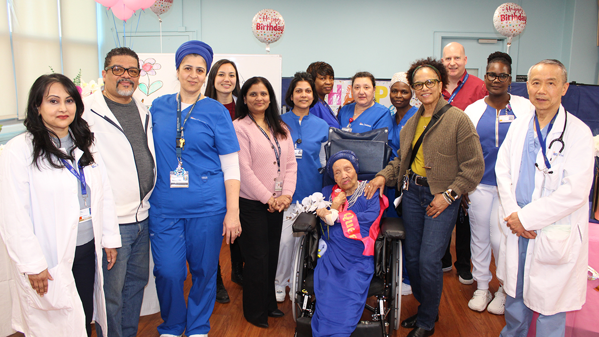 NYC Health + Hospitals Honors Nursing Home Resident Centenarian Carmen Augustin at Age 112