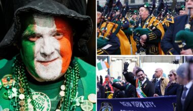 Millions of NYers celebrate their Irish heritage at NYC's St. Patrick's Day parade -- check out the fun