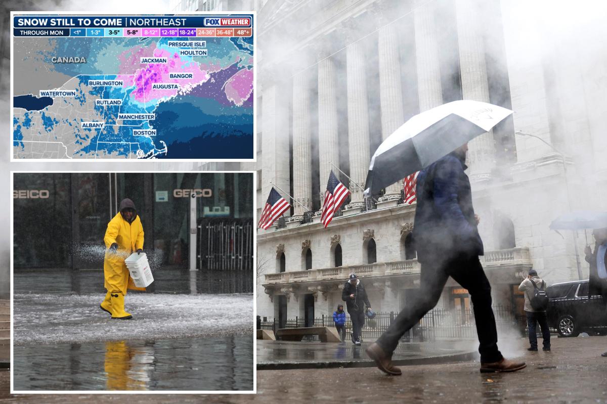 More snow showers on the way for NY -- 'Cold front coming on through'