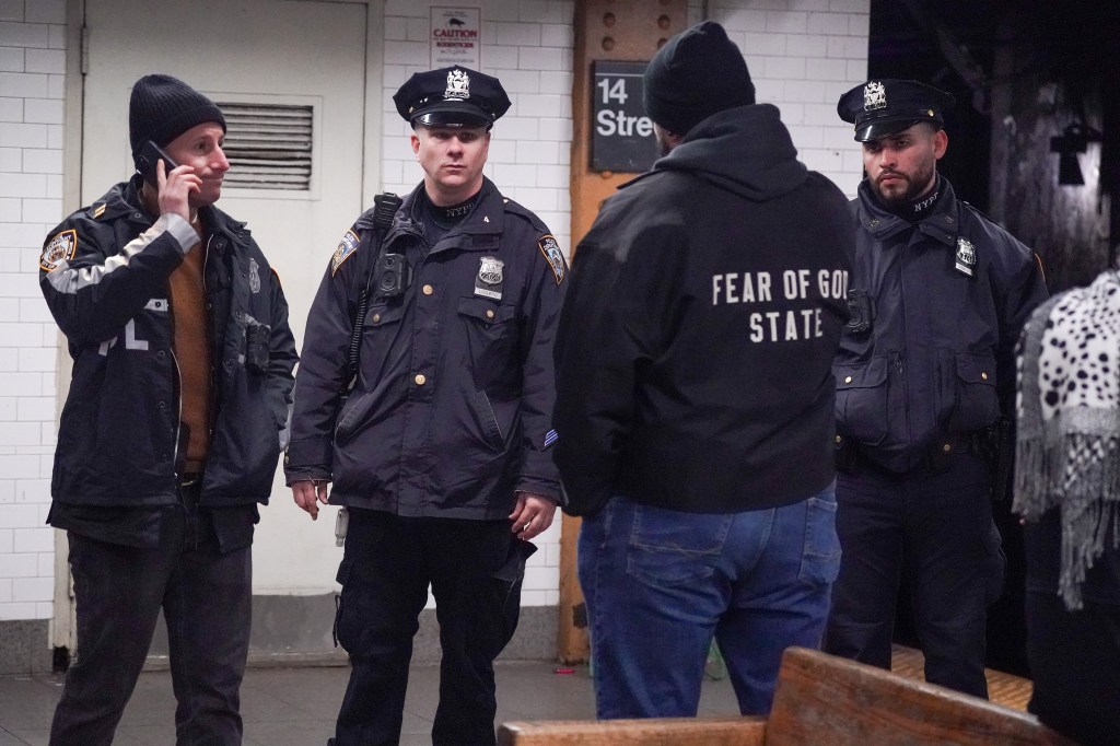 The 19-year-old victim was stabbed in the leg around 8:10 a.m. on board an uptown L train at the 1st Avenue and East 14th Station, police said.