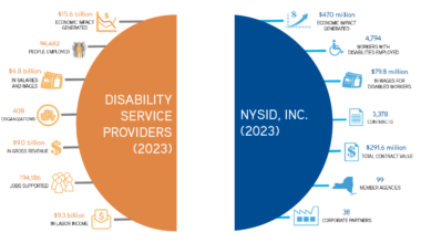 The Economic and Social Impact of Disability Services Providers in New York and NYSID: New Developments
