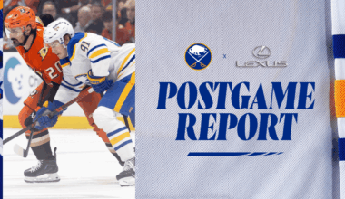 ‘A bit of a track meet’ | Sabres play Ducks’ game for 60 minutes, lose in OT