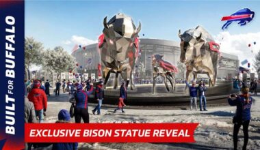 Exclusive Reveal: The Buffalo Bills Bison Statues