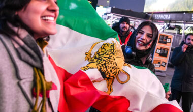 Thousands of Iranian Exiles Celebrate Khamenei’s Death in Manhattan