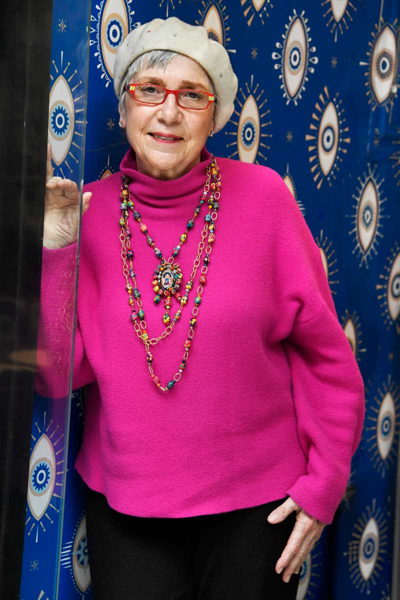 Pat Brown at Mardi Gras Party