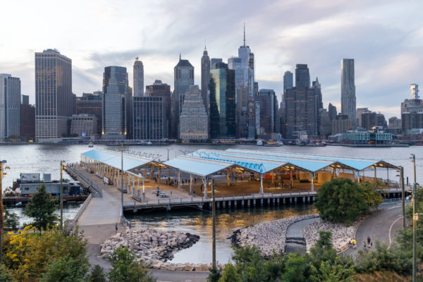 Brooklyn Bridge Park’s Pier 2 on the Brooklyn waterfront. Photo: Alexa Hoyer