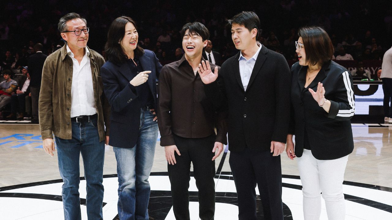 March 9, 2026: Joe Tsai, Clara Wu Tsai, Matt Vuong, Eric Du, and Jessie Lee at Barclays Center