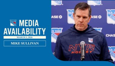 Pregame: Mike Sullivan | New York Rangers