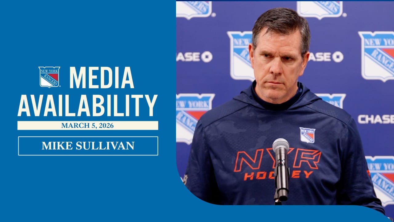 Pregame: Mike Sullivan | New York Rangers