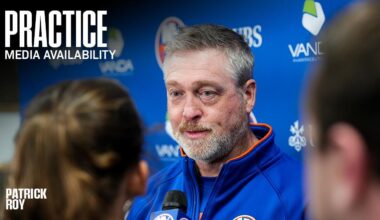 Practice 3/16: Patrick Roy | New York Islanders