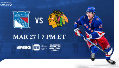 Rangers vs. Blackhawks: Pregame Notes