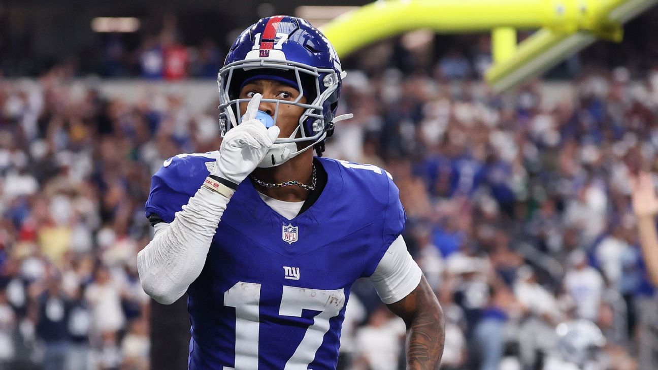 Titans adding WR Wan'Dale Robinson, QB Mitchell Trubisky