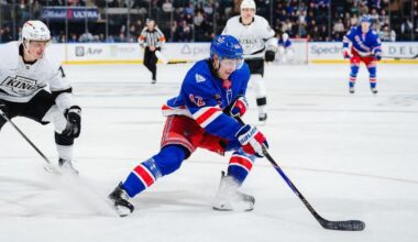 Alex Laferriere has 3 points as Kings end Rangers' 4-game win streak