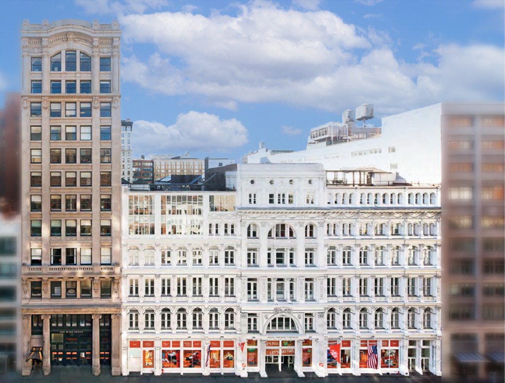 Rendering of 28-40 West 23rd Street, New York.