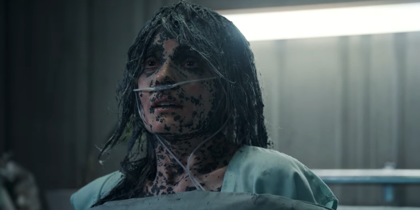 A scene from the series Katla on Netflix