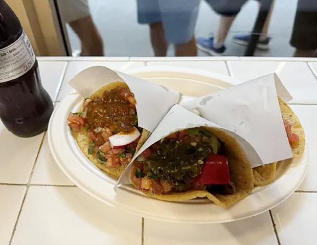 Los Tacos' tacos are pictured in a handout court photo. (United States District Cout / Southern District of New York) (United States District Cout / Southern District of New York)