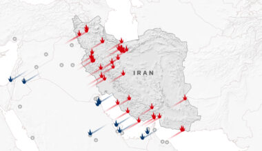 Maps and charts of the Iran crisis