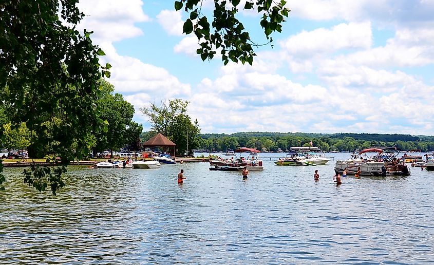 Vitale Park on the north shore of Conesus Lake in Lakeville, New York.