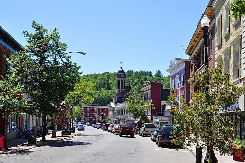 Saranac Lake, New York.