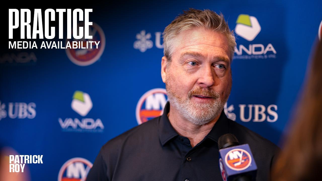 Practice 3/27: Patrick Roy | New York Islanders