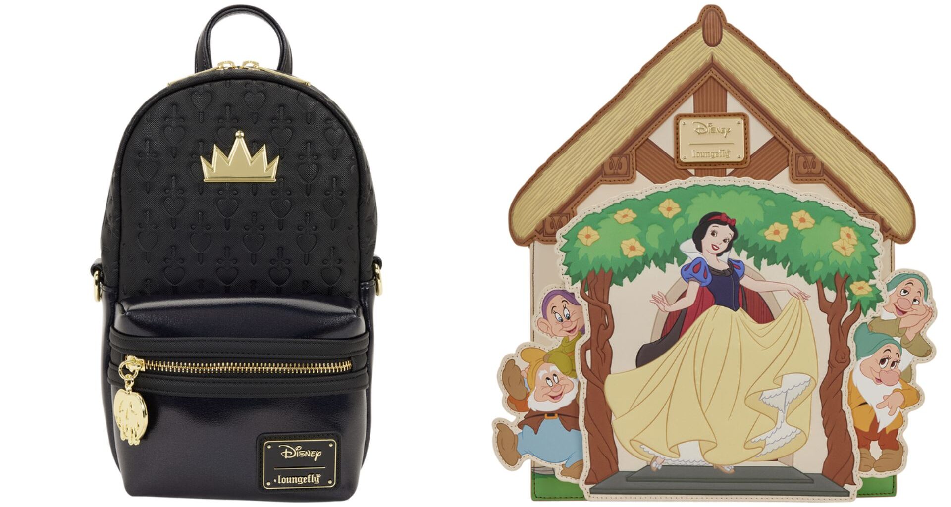 New Snow White and Evil Queen Loungefly Bags
