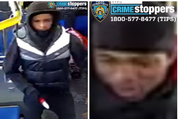 The 49-year-old driver was attacked on board a BX38 bus stopped in front of a Bartow Ave. gas station near Edson Ave. in The Valley around 3:40 p.m. on Feb. 2, cops said. (NYPD)