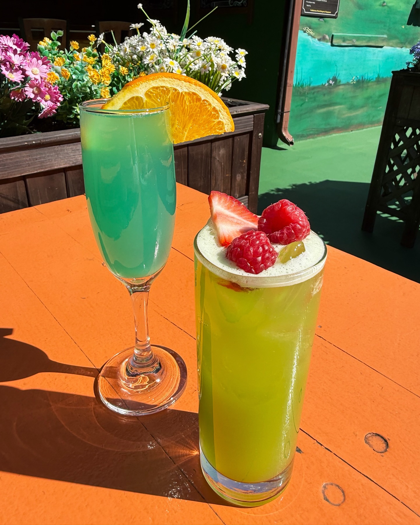 A pair of spirited, green-themed drinks during last year's St. Patrick's Weekend Celebration at Cobblestones Pub and Biergarten in Forest Hills. 