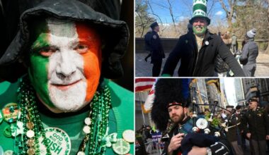Estimated 2 million brave cold for NYC's St. Pat's Parade