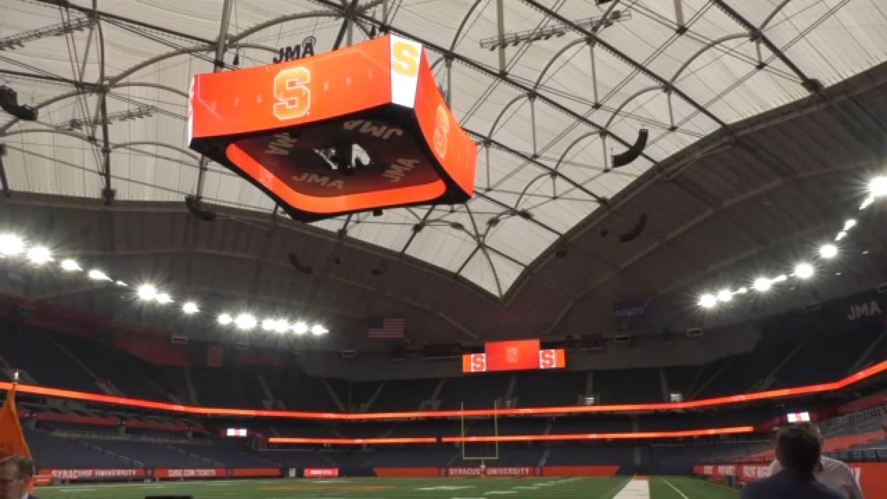 corner of syracuse end zone at jma wireless dome