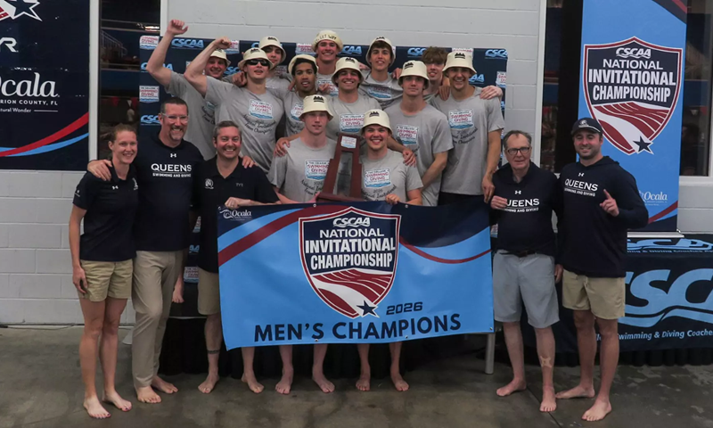 Queens Men Capture 2026 National Invitational Championship; Women Finish Fifth