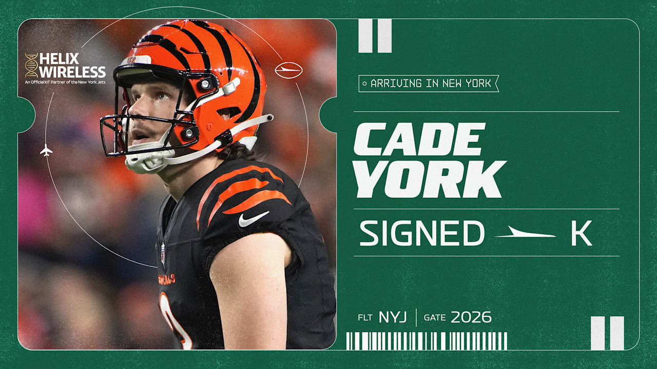 Jets Sign K Cade York