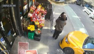 Taxi strikes two women standing on sidewalk – NBC New York