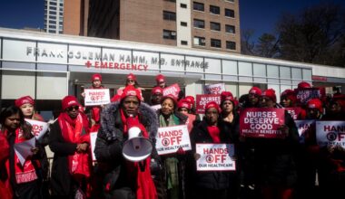 Brooklyn Hospital Center Nurses Rally to Stabilize Health Benefits