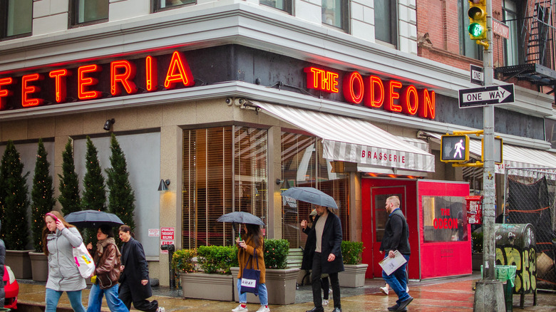 Exterior of The Odeon in New York City