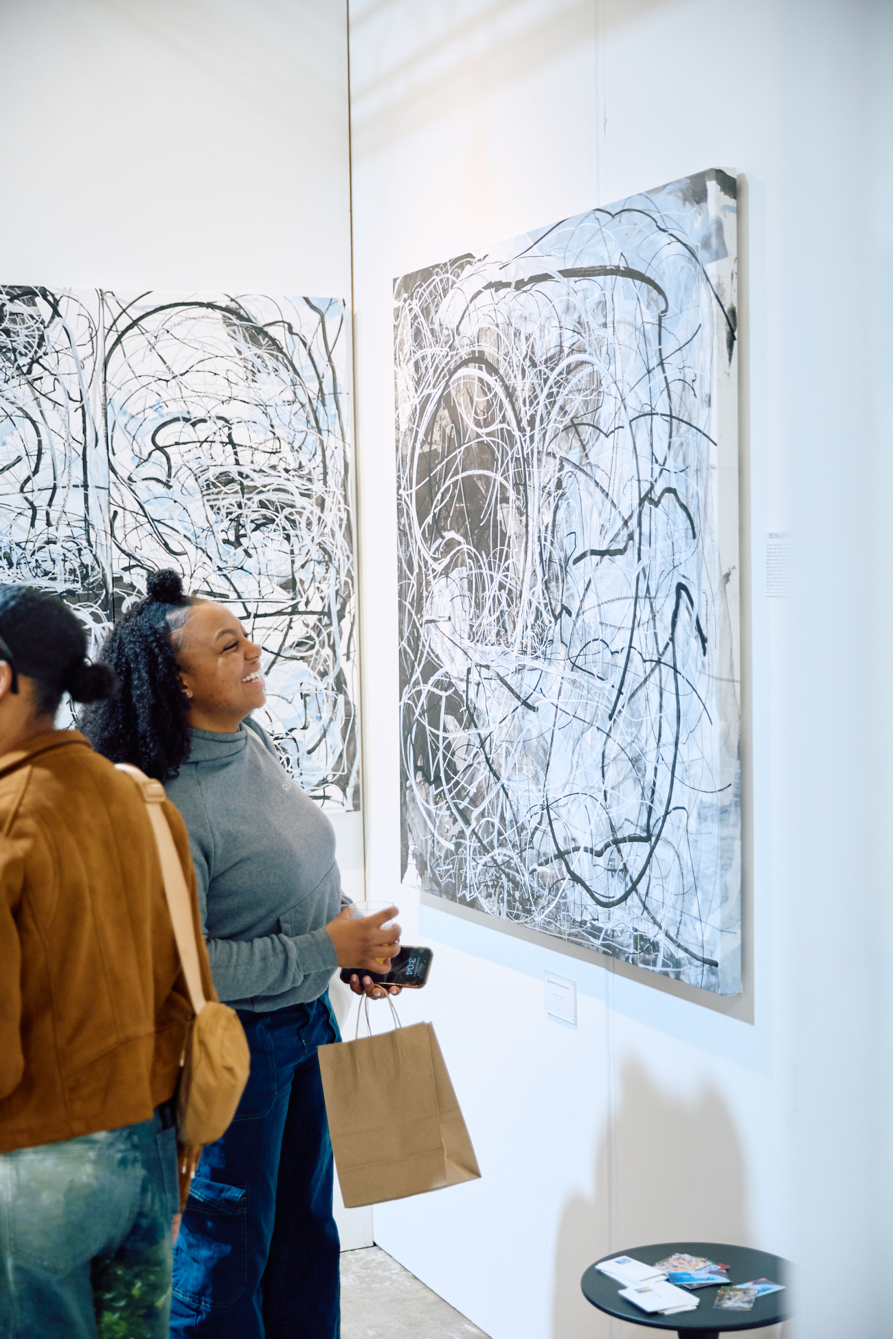 Installation view of the fall edition of the Other Art Fair in Brooklyn, November 2025