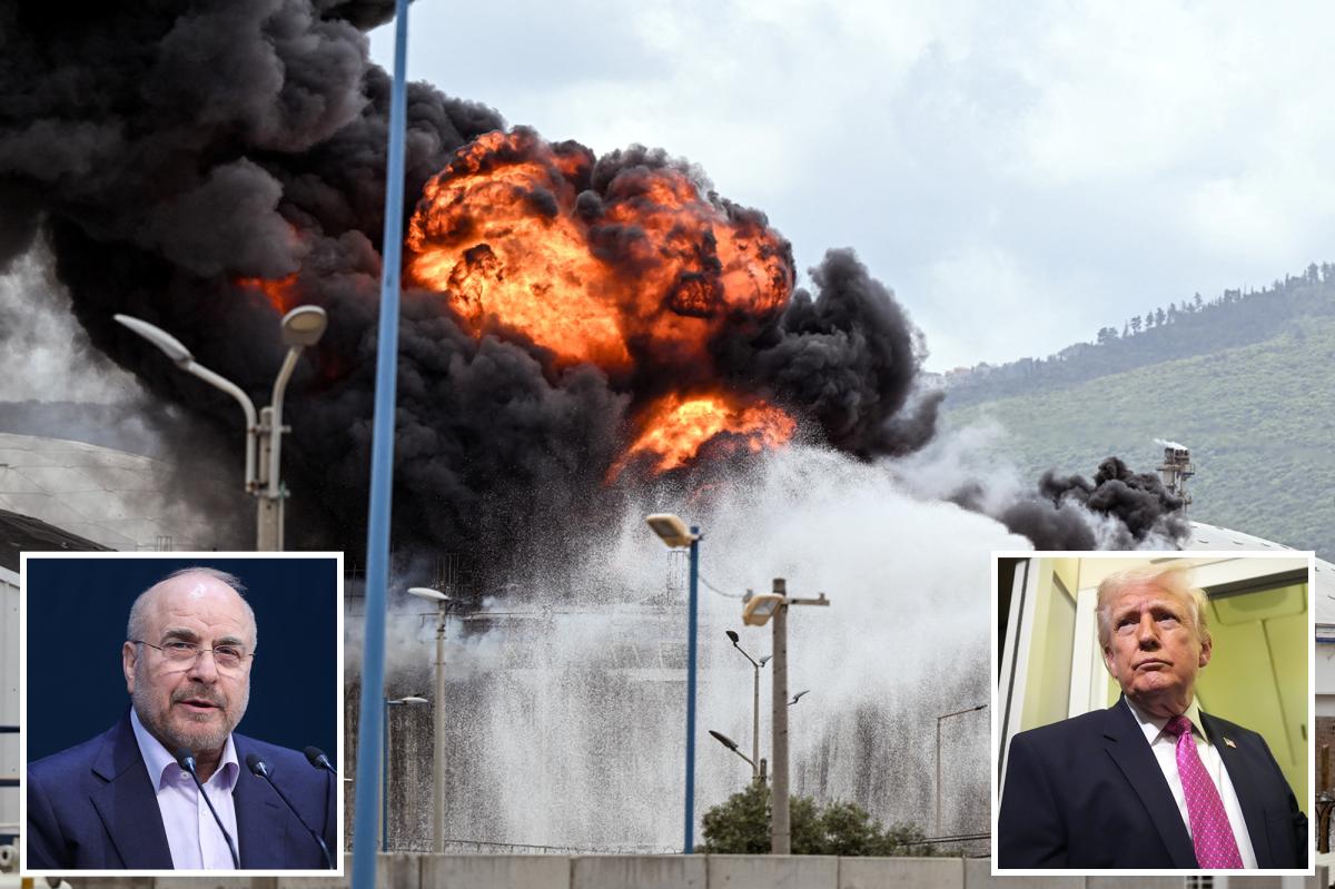 Trump puts Iran, its new speaker on notice after Tehran attack on Israeli oil refinery