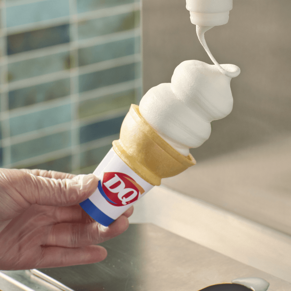 \u200bDairy Queen Vanilla Soft Serve Cone