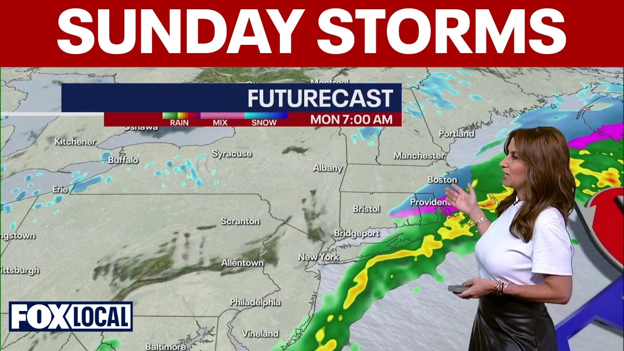 NYC weather: Storms on the way Sunday night into Monday morning