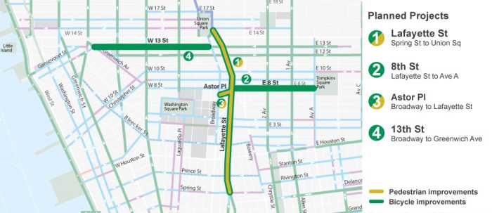 map of part of Manhattan