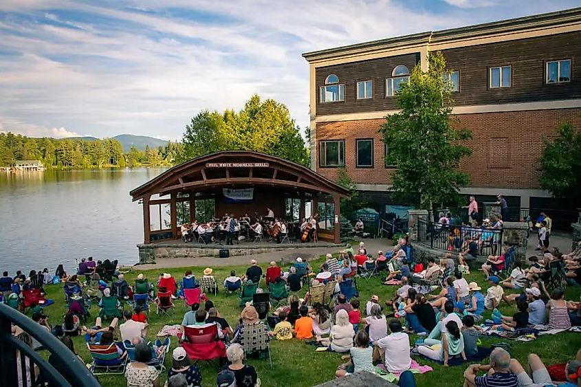 Mid's Park in Lake Placid. 