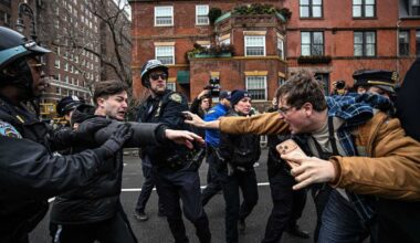 Gracie Mansion mayhem: Pardoned Jan. 6 rioter’s bigoted protest sparks outrage and violent clashes