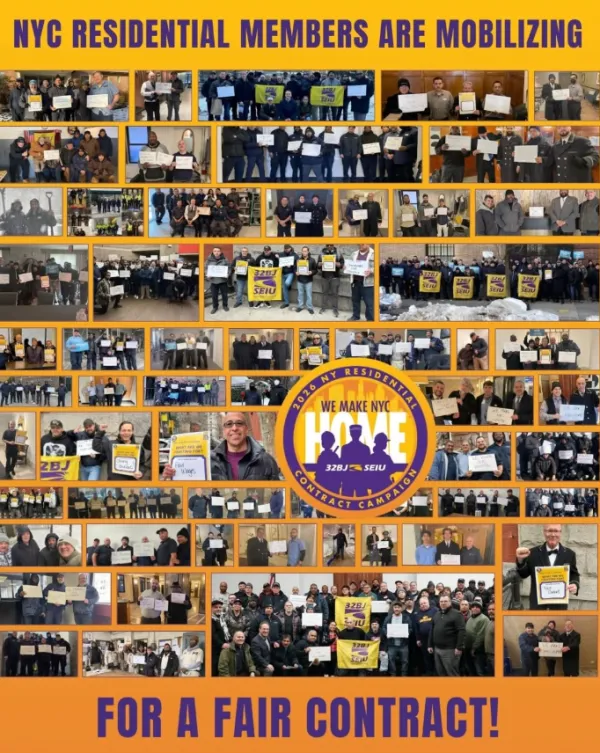 ‘We Make NYC Home’: 34,000 Residential Building Workers Launch Labor Negotiations