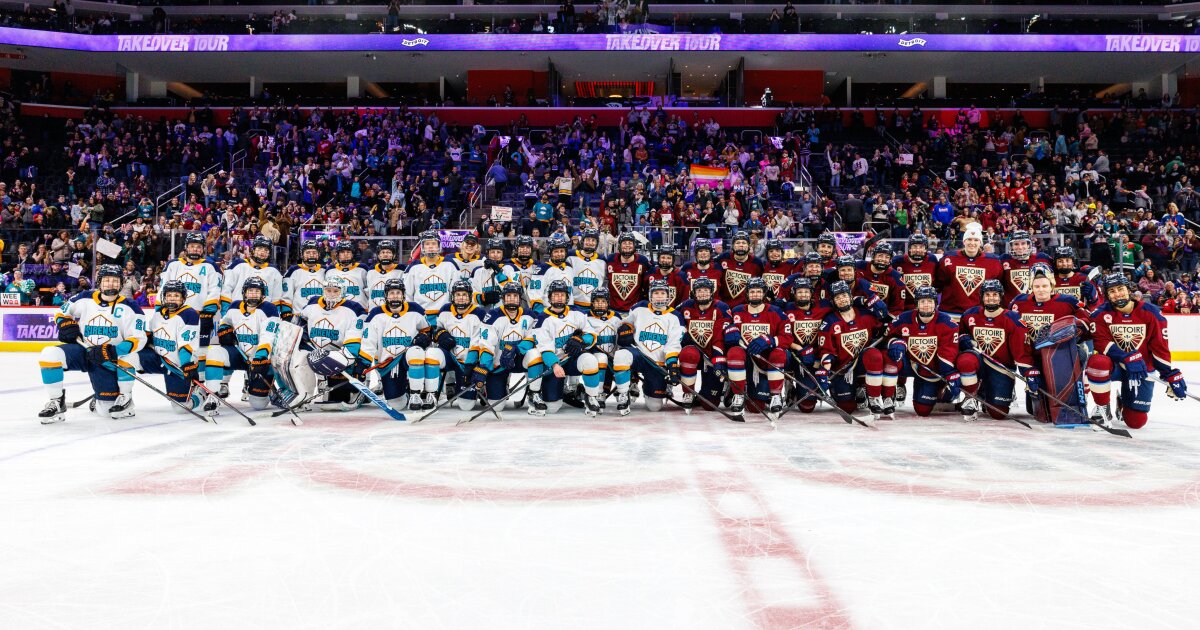 Montreal Victoire beat New York Sirens 3-1 in historic PWHL game in Detroit