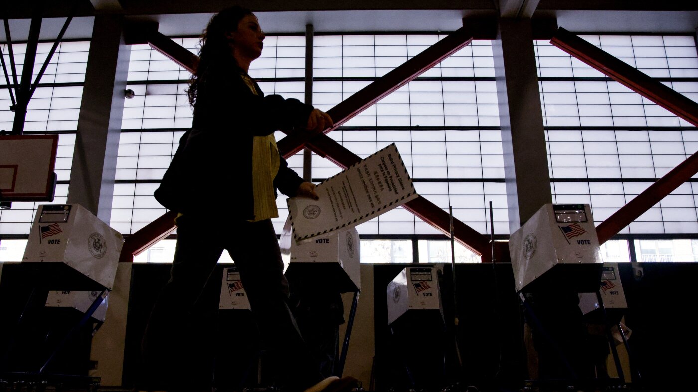 46% of Americans want National Guard to monitor voting : NPR