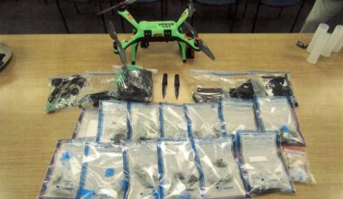 New York prison staff intercepts contraband package from drone