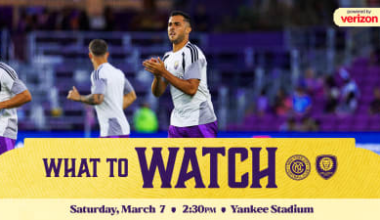 What to watch, powered by Verizon, as Orlando City head on the road to face New York City Football Club