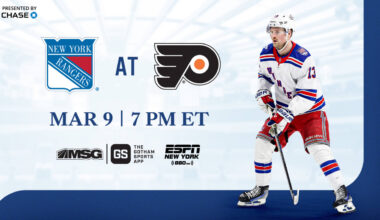 Rangers at Flyers: Pregame Notes