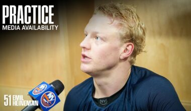 Practice 3/3: Emil Heineman | New York Islanders