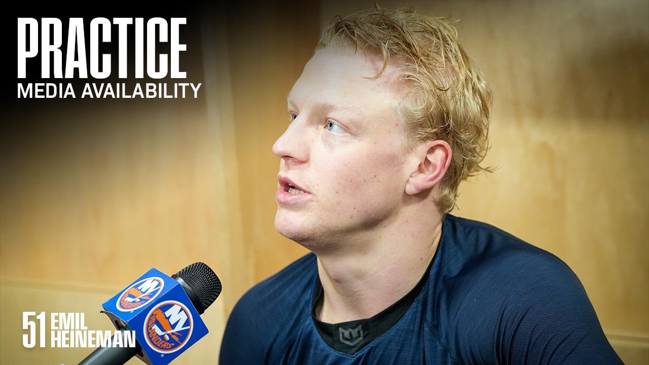 Practice 3/3: Emil Heineman | New York Islanders